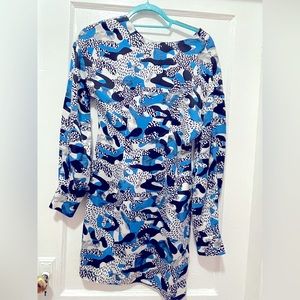 Mini long sleeve dress